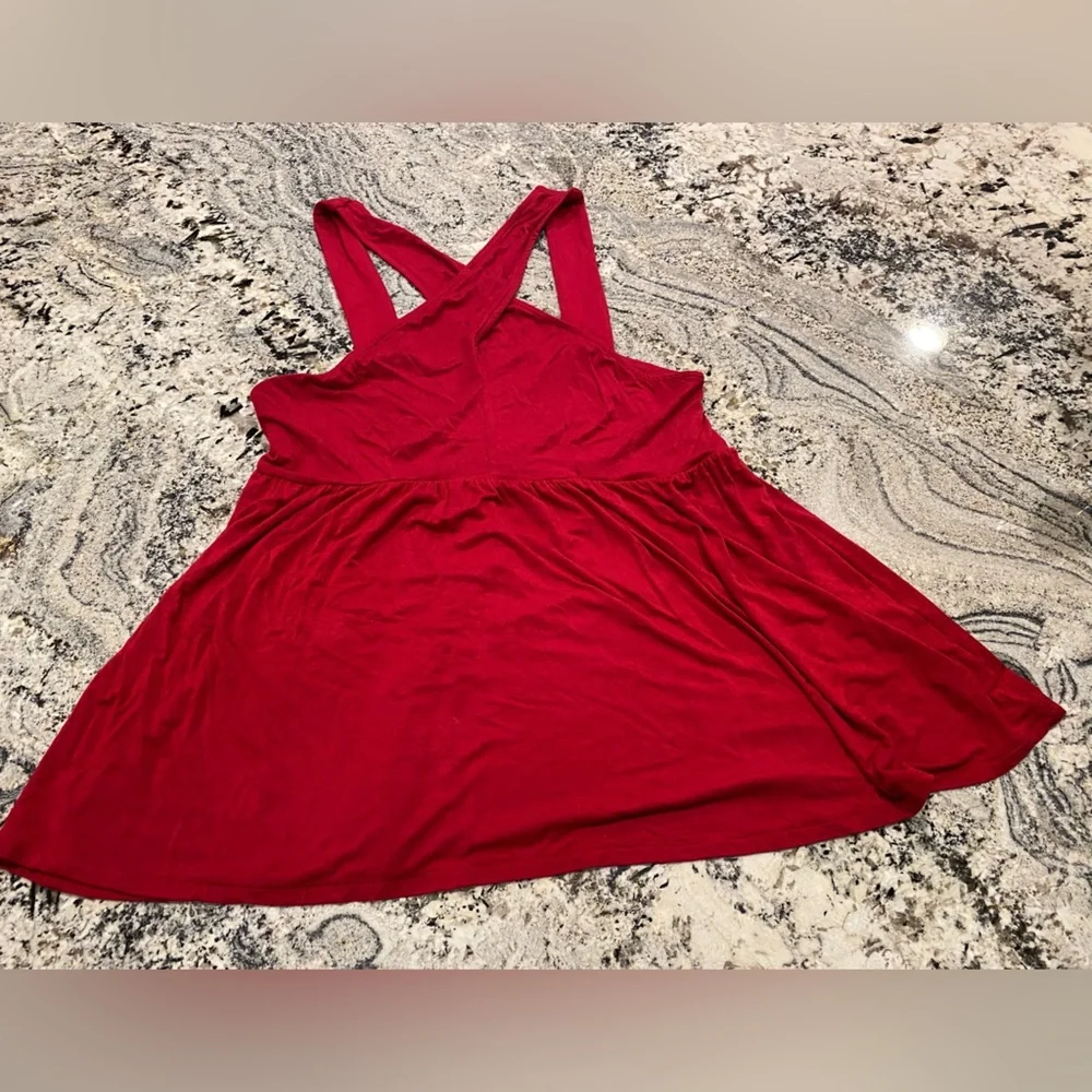 Torrid Super Soft Red Knit Top sz 0